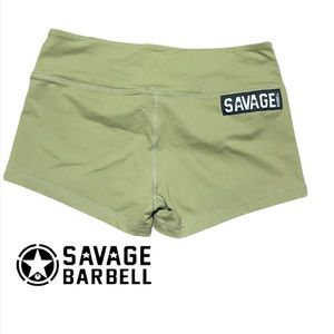 Size medium  army green savage shorts